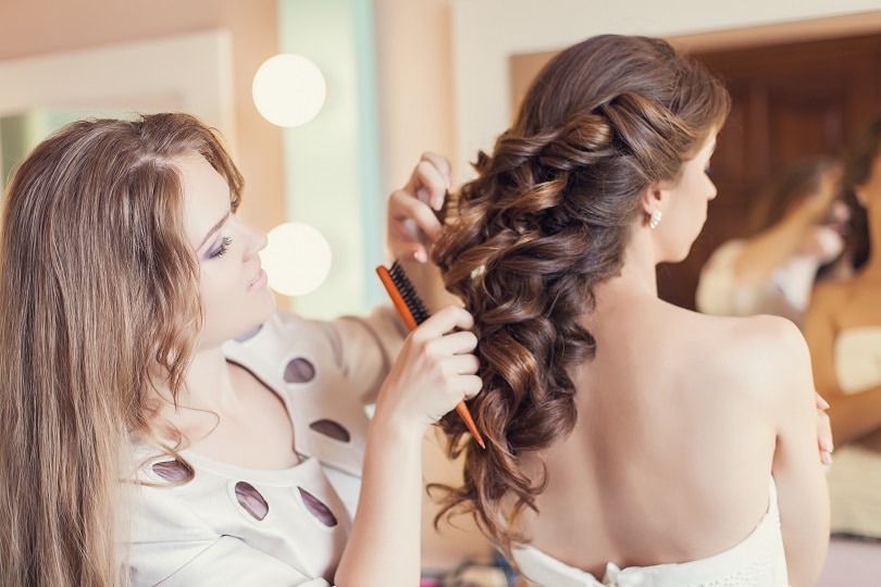 Best bridal hairstyle ideas- Half up & Half down bridal hairstyle