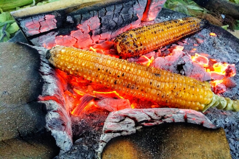 Spiced Corn (Bhutta) at Juhu Beach